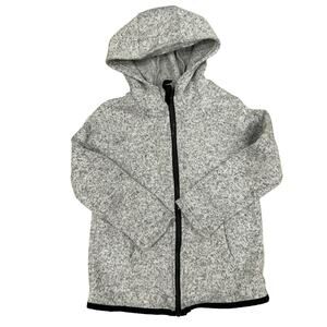 Copper Denim Grey Hooded Zip Fleece Sweater size 5